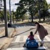 貝塚公園は子供の自動車学校、ゴーカートで交通ルールを学べるよ